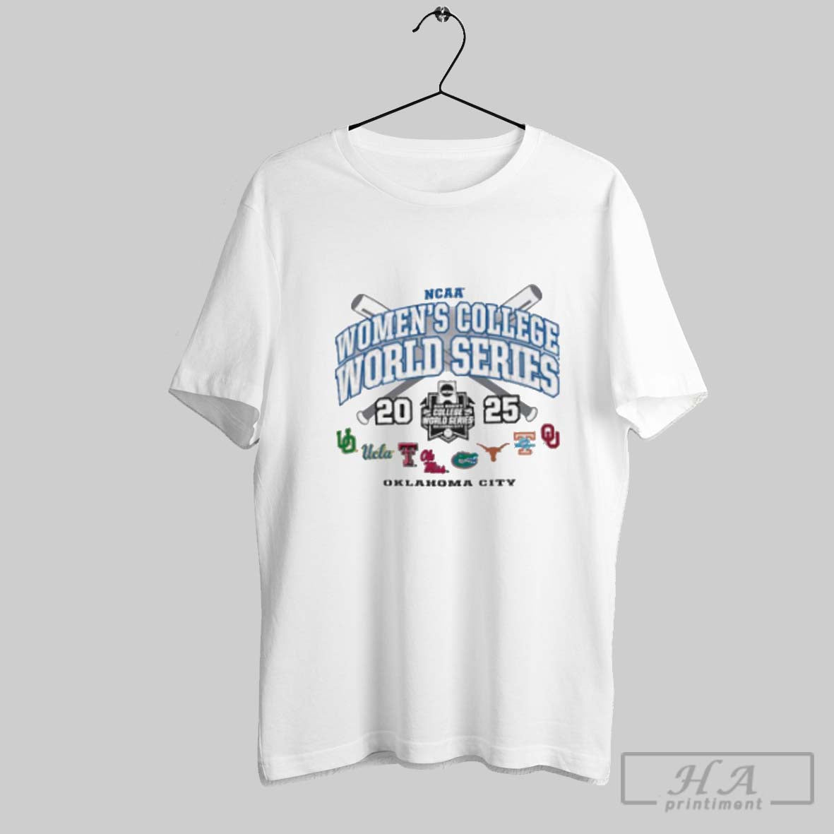 Official Oklahoma City 2025 Ncaa Womens College World Series Eight Teams Logo T Shirt Hoodie, Sweatshirt | PureTeeCo.com