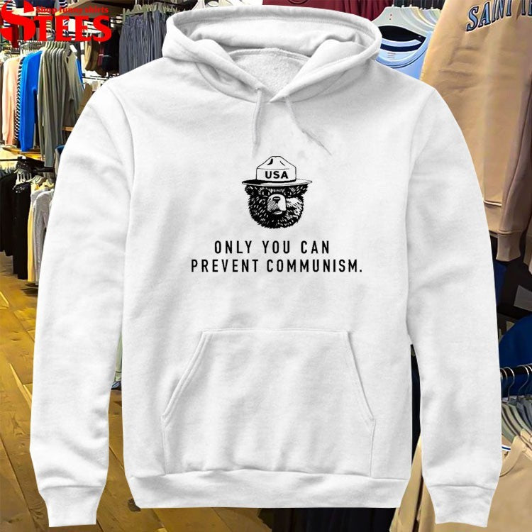 Only You Can Prevent Communism Smokey Bear USA T-shirts