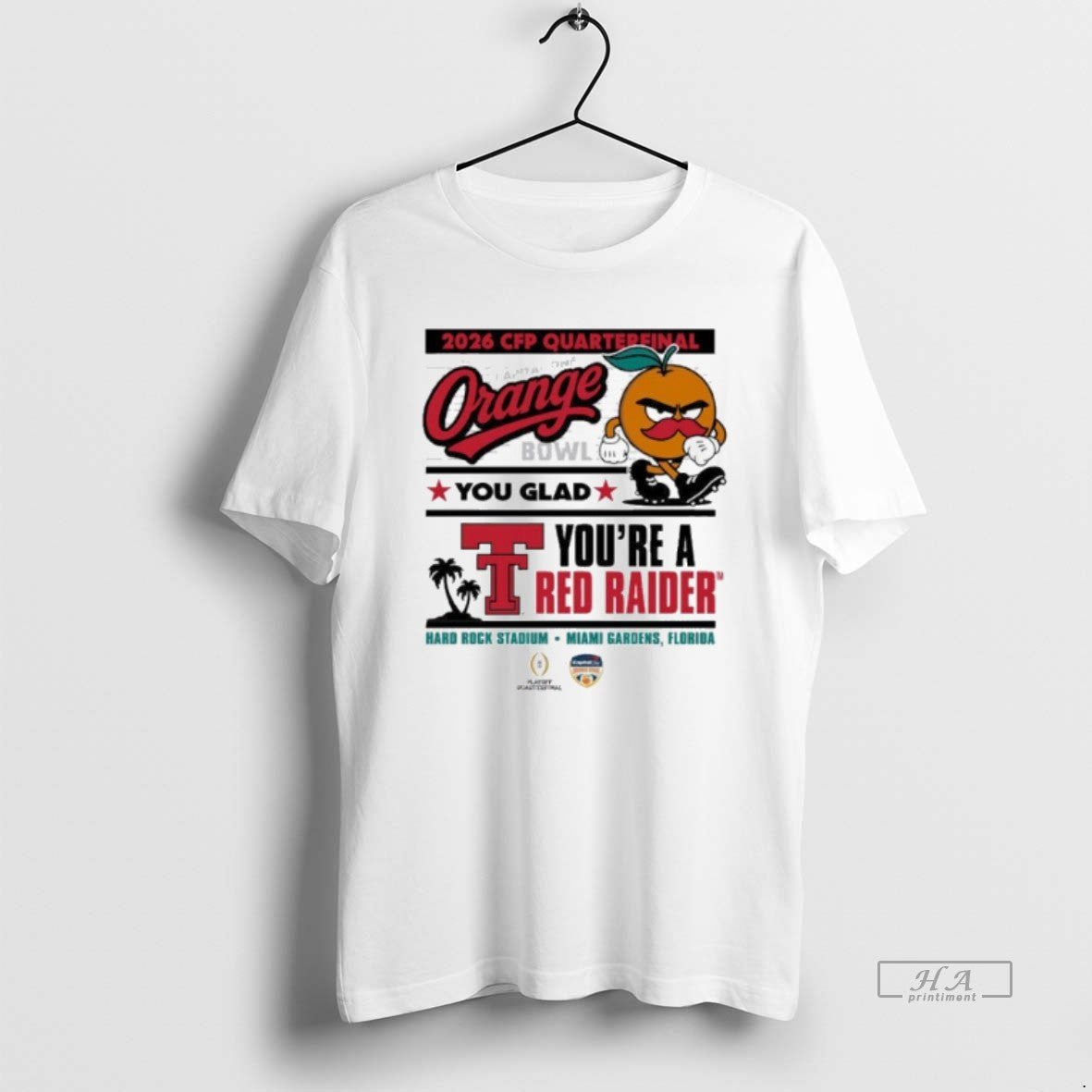 Official Orange You Glad Cfp Quarterfinal Capital One Orange Bowl Texas Tech Football T-Shirts, Hoodie, Sweatshirt