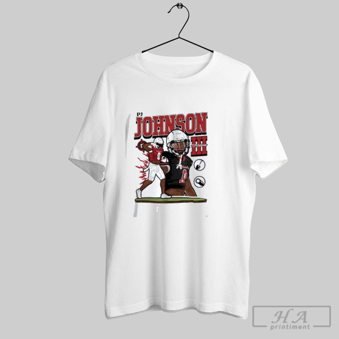 Official Pj Walker Johnson Graphic Houston Roughnecks