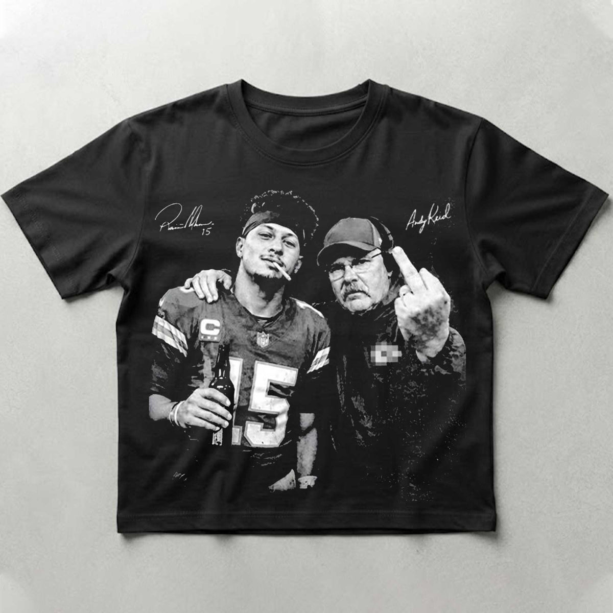 Patrick Mahomes Andy Reid Middle Finger Shirt
