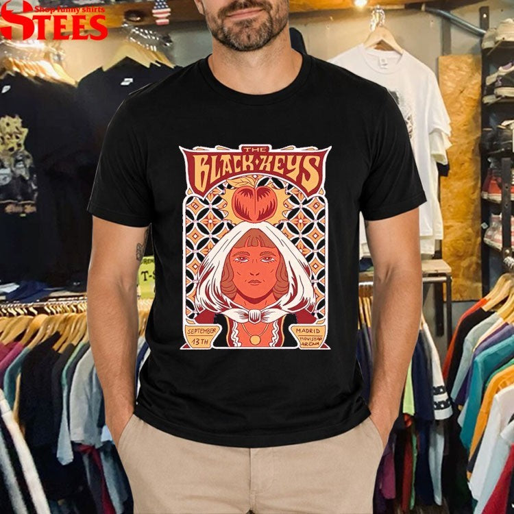 Peaches N Kream World Tour 2026 For The Black Keys At Movistar Arena In Madrid Spain On September 13 T-Shirts