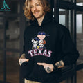 Peanuts Movie Characters Texas Rangers Baseball Logo Shirt