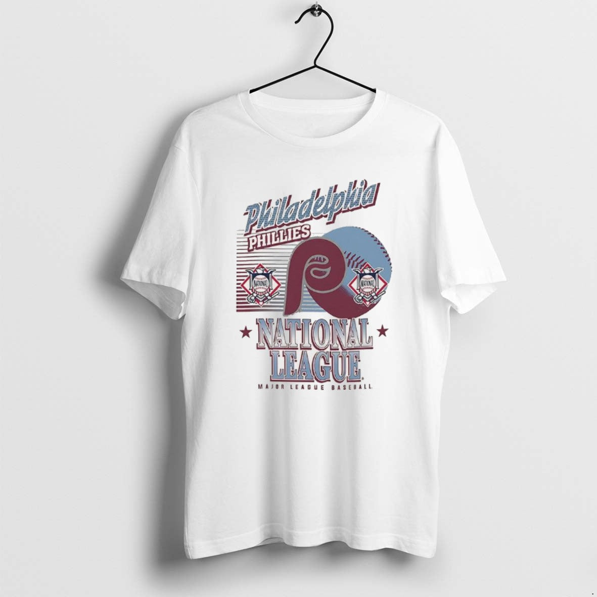 Official Philadelphia Phillies Mlb American National League Logo Ball Retro T-Shirts, Hoodie, Sweatshirt | PureTeeCo.com