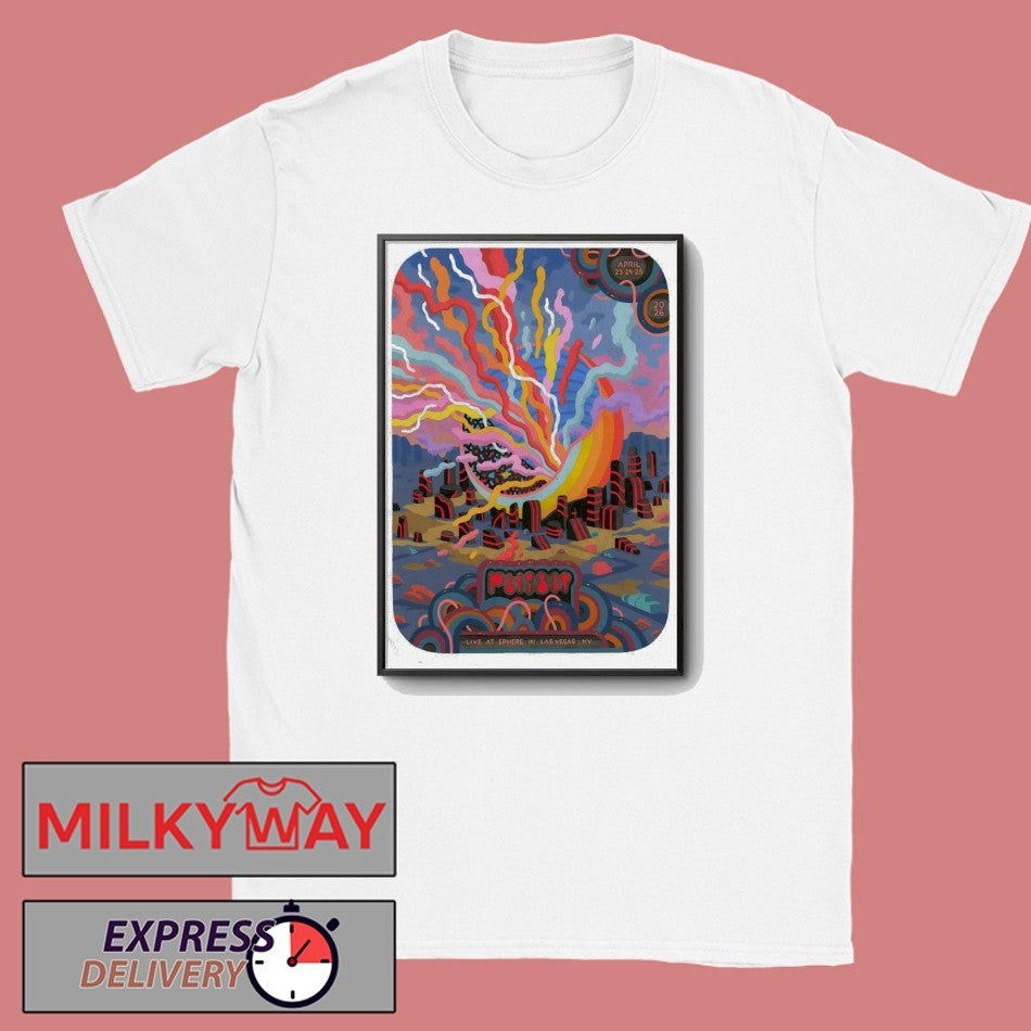 Phish At Sphere In Las Vegas NV On Apr 23-24 2026 Poster shirt