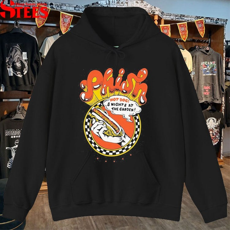Phish Hot Dog! 5 Nights At The Garden July 2026 Hot Dog T-shirts