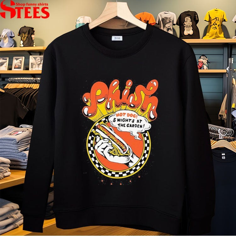Phish Hot Dog! 5 Nights At The Garden July 2026 Hot Dog T-shirts