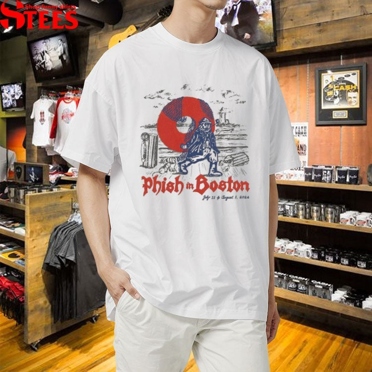 Phish In Boston Gorton’s Fisherman Fenway 2026 T-shirts