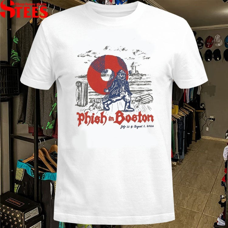 Phish In Boston Gorton’s Fisherman Fenway 2026 T-shirts