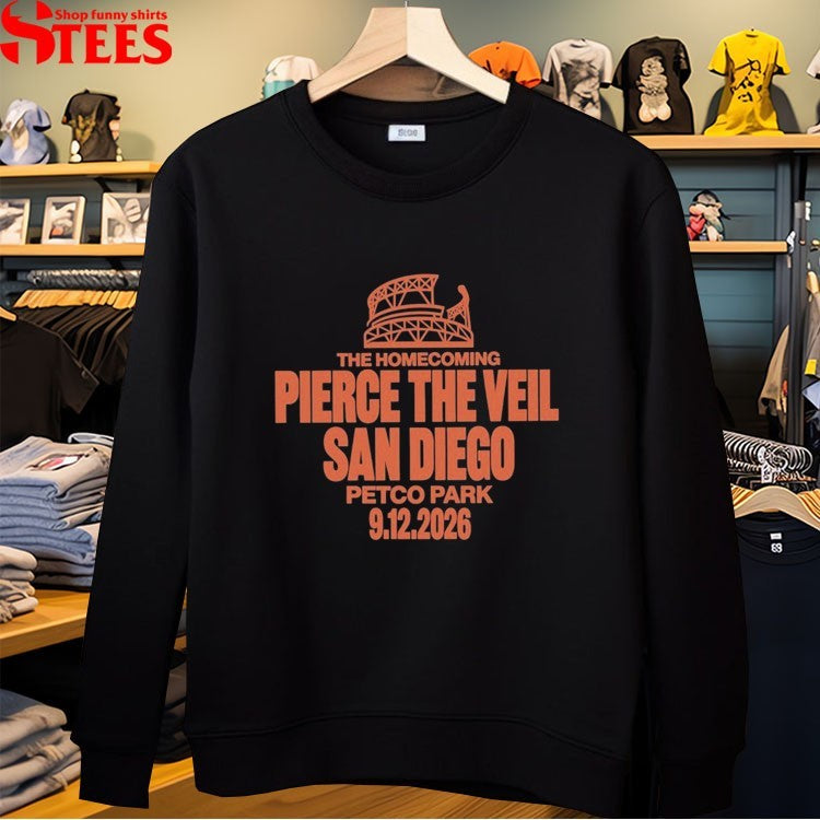 Pierce The Veil San Diego Petco Park September 12 2026 T-Shirt