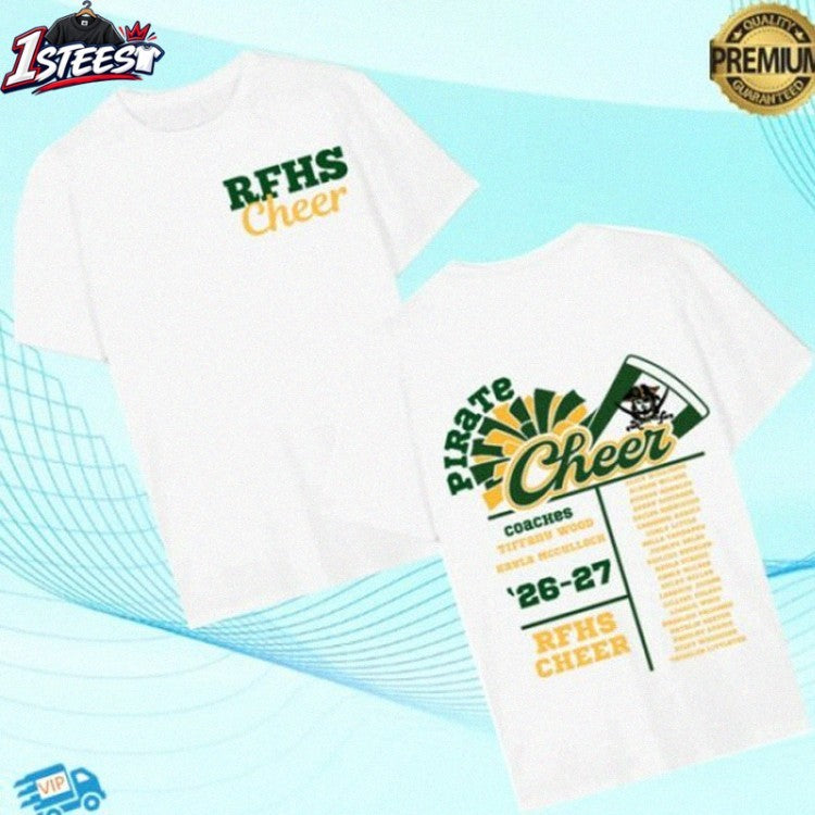 Pirate Cheer RFHS Roster ’26-27 T-shirts
