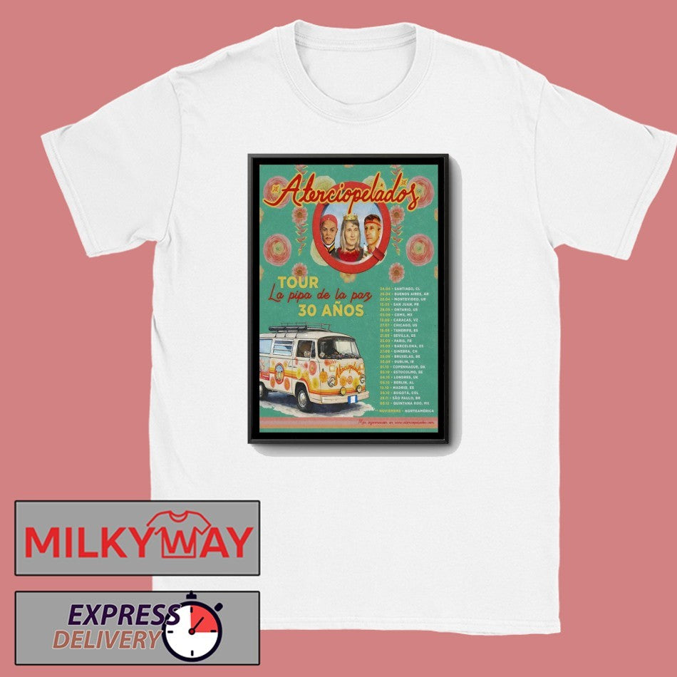 Poster Aterciopelados La Pipa De La Paz Tour 2026 shirt