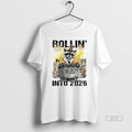 Official Raccoon Feral Girl Rollin Into 2026 T-Shirts, Hoodie, Sweatshirt | PureTeeCo.com