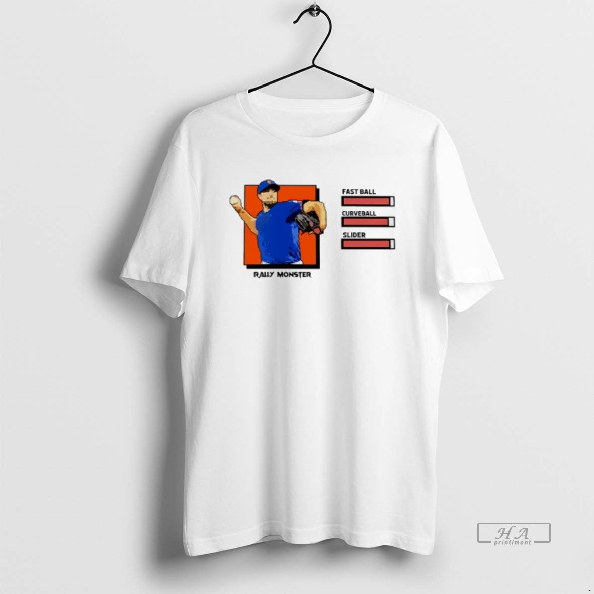 Official Rally Monster Fastball Curveball Slider T-Shirts, Hoodie, Sweatshirt | PureTeeCo.com
