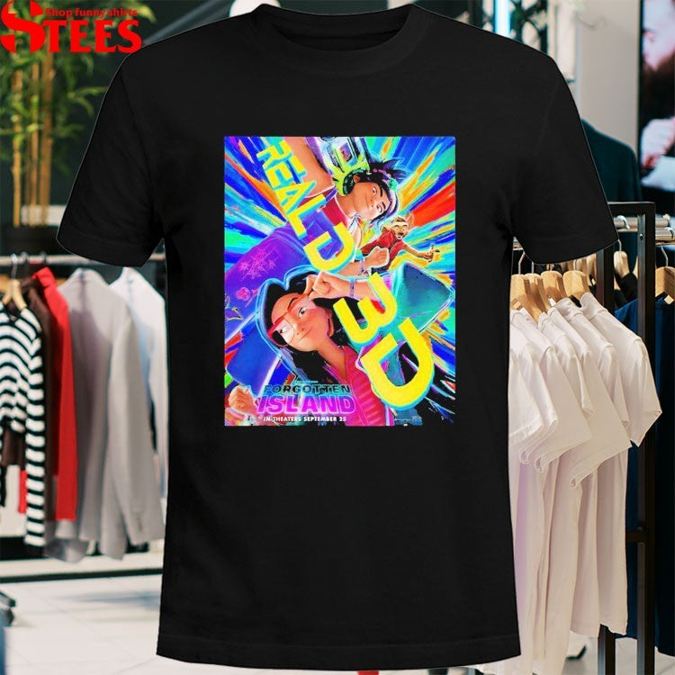 RealD For Forgotten Island Movie By DreamWorks Animation Releasing In Theaters September 25 2026 T-Shirts