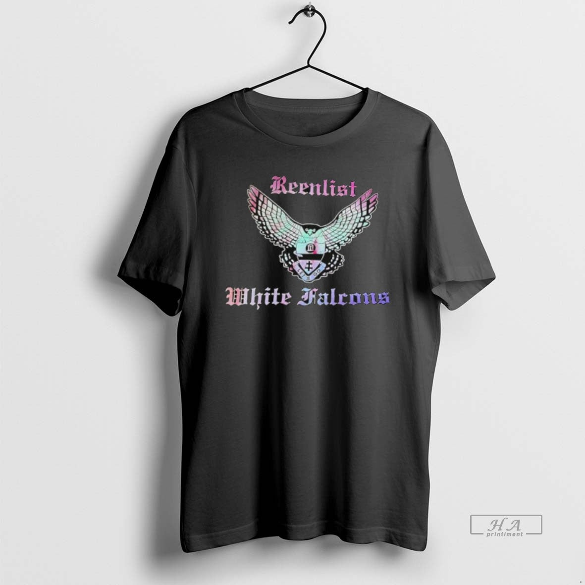 Official Reenlist White Falcons Lets Go T-Shirts, Hoodie, Sweatshirt | PureTeeCo.com