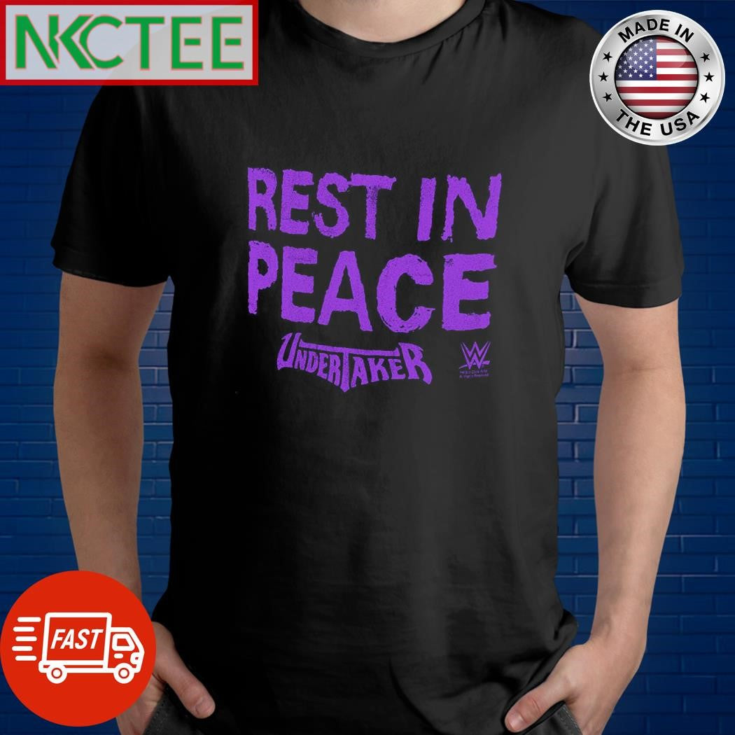 Official Rest In Peace Undertaker shirt