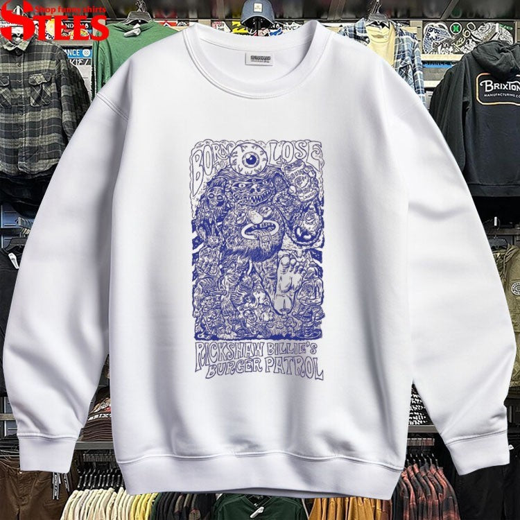 Rickshaw Billie’s Burger Patrol Acid Monster T-shirts