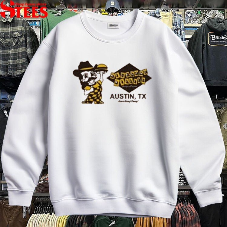 Rickshaw Billie’s Burger Patrol Austin TX Big Boy T-shirts