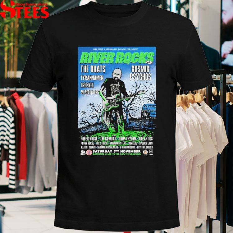 River Rocks 2026 Festival Lineup For Saturday 7th November In South Geelong VIC At The Barwon Club Hotel Australia T-Shirts