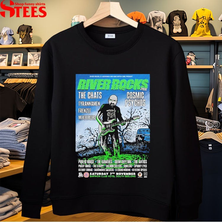 River Rocks 2026 Festival Lineup For Saturday 7th November In South Geelong VIC At The Barwon Club Hotel Australia T-Shirts