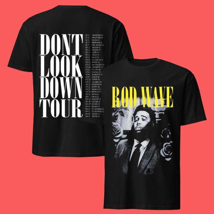 Rod Wave Don’t Look Down Tour 2026 Dates Rose Garden T-Shirts