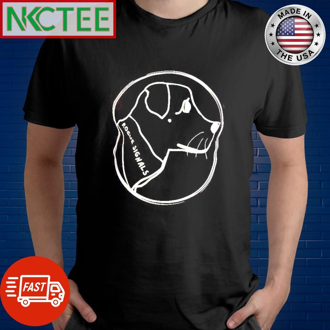 Official Rogue signals dog circle shirt