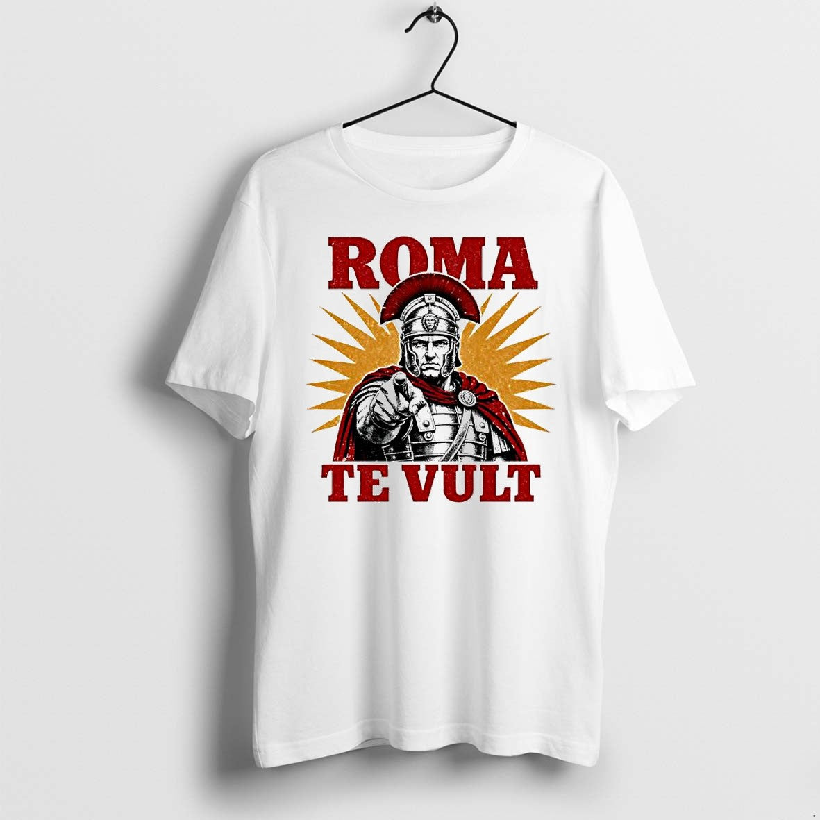Official Roman Centurion Soldier Roma Te Vult Ancient Rome Propaganda T Shirts