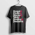Official Roque Poulin Stacey Tabin Gosling Desbiens Modern Roster Montreal Victoire T Shirts
