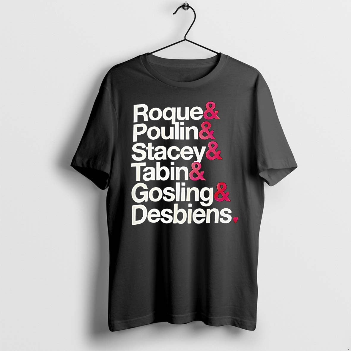 Official Roque Poulin Stacey Tabin Gosling Desbiens Modern Roster Montreal Victoire T Shirts