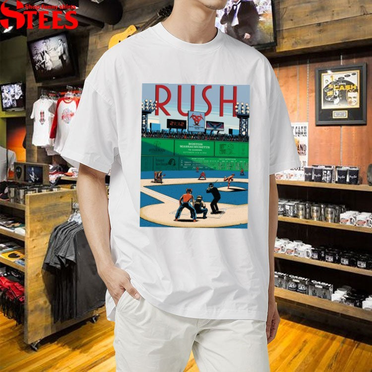 Rush Fifty Something Tour 2026 Boston MA TD Garden On September 12 & 14 Baseball T-Shirts