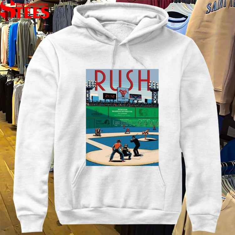 Rush Fifty Something Tour 2026 Boston MA TD Garden On September 12 & 14 Baseball T-Shirts