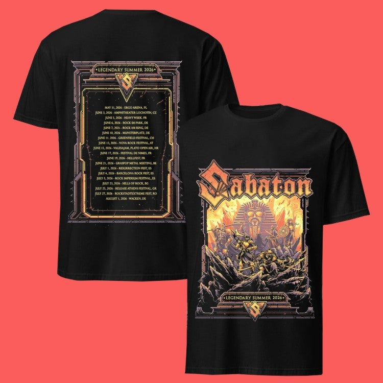 Sabaton Legendary Summer 2026 T-Shirts