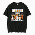 Official San Antonio Spurs Dynasty Nba Champions Players Caricature T Shirts