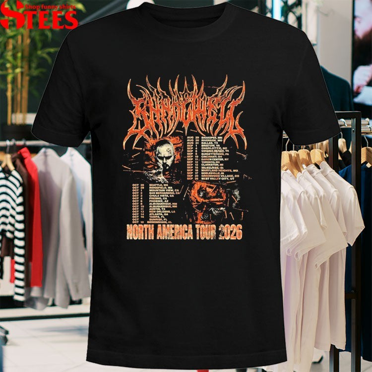 Shakewell Slugeater North America Tour 2026 T-Shirts