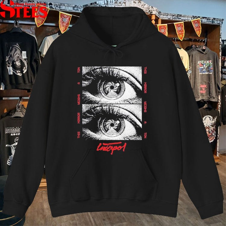 Shepard Fairey x Interpol This Mirror Weighs A Ton Eye T-Shirts