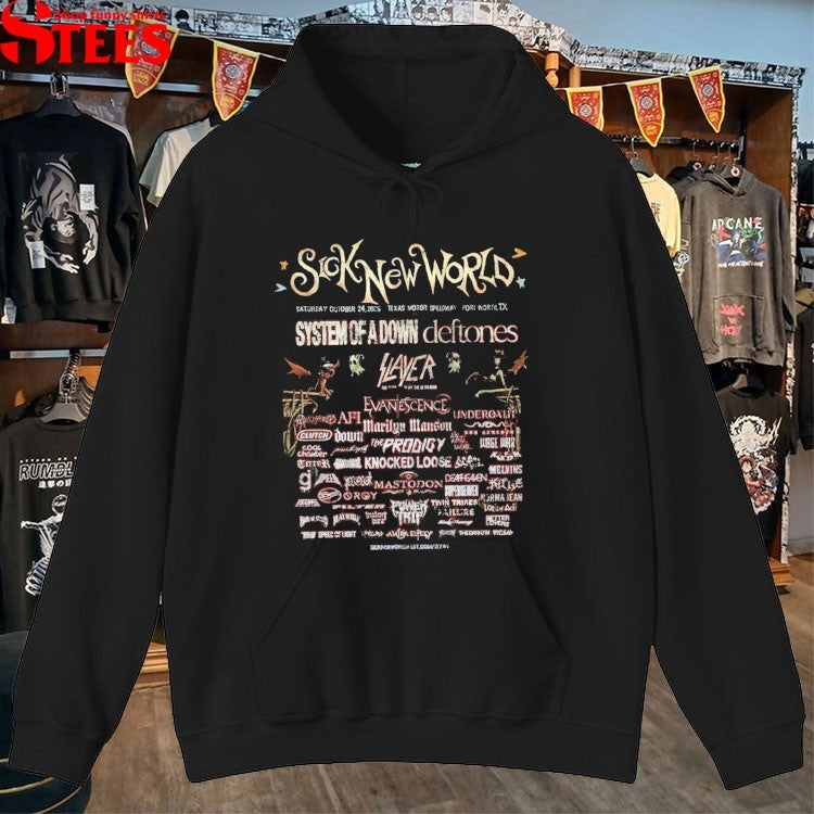 Sick New World Texas Festival Fort Worth At Texas Motor Speedway On October 24 2026 T-Shirts