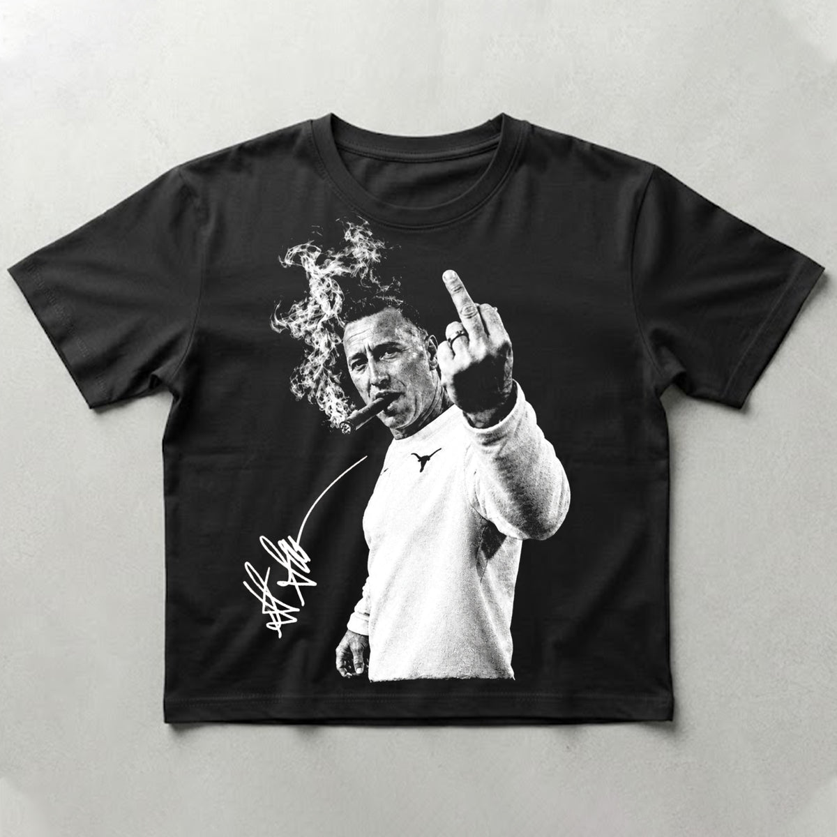 Signature Steve Sarkisian Middle Finger Shirt