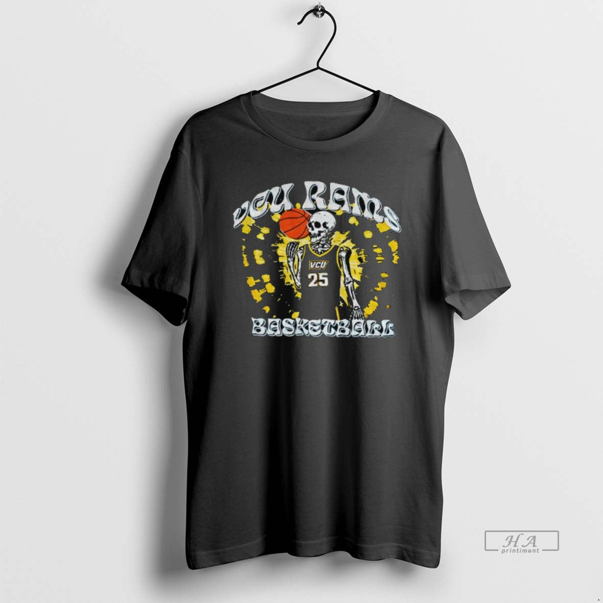 Official Skeleton Vcu Rams Basketball Player T-Shirts, Hoodie, Sweatshirt | PureTeeCo.com