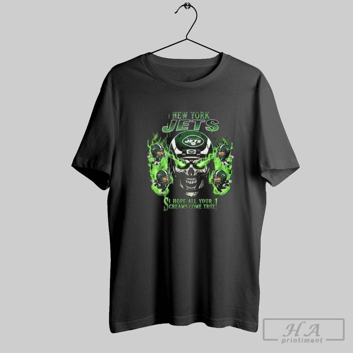 Official Skull X New York Jets I Hope All Your Screams Come True Sweater