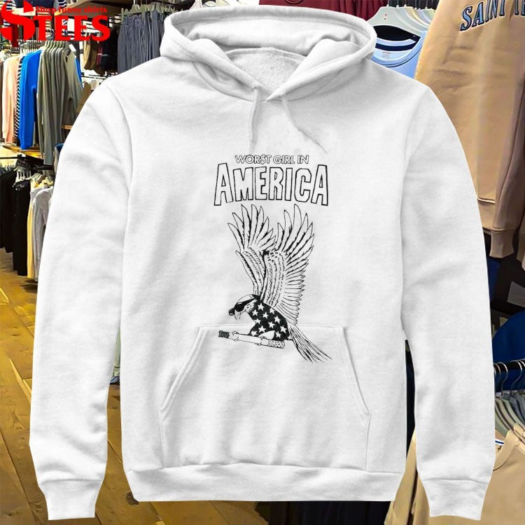 Slayyyter Worst Girl In America Eagle Cigarette T-shirts