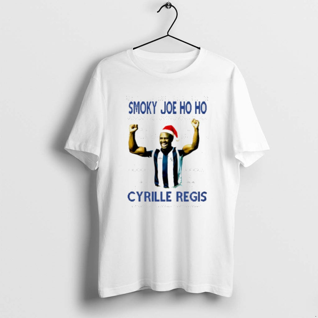 Official Smoky Joe Ho Ho Cyrille Regis West Brom Christmas T-Shirts, Hoodie, Sweatshirt | PureTeeCo.com