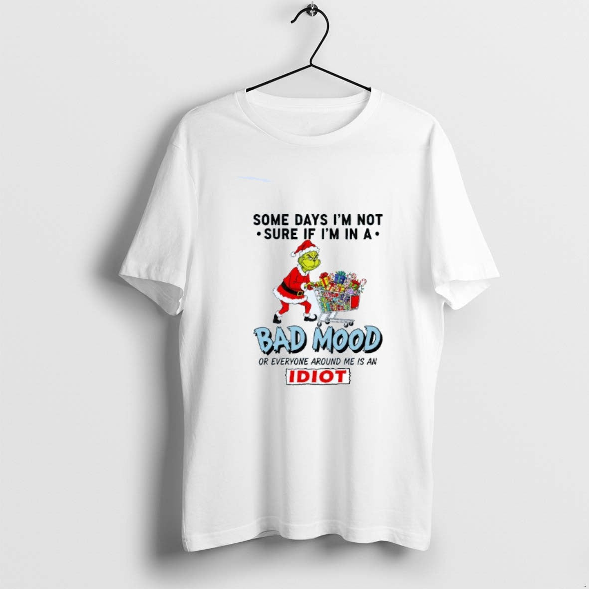Official Some Days Im Not Sure If Im In A Bad Mood Or Everyone Around T-Shirts, Hoodie, Sweatshirt | PureTeeCo.com