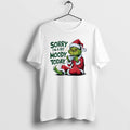 Official Sorry Im A Bit Moody Today Grinch Christmas Mens White T-Shirts, Hoodie, Sweatshirt | PureTeeCo.com
