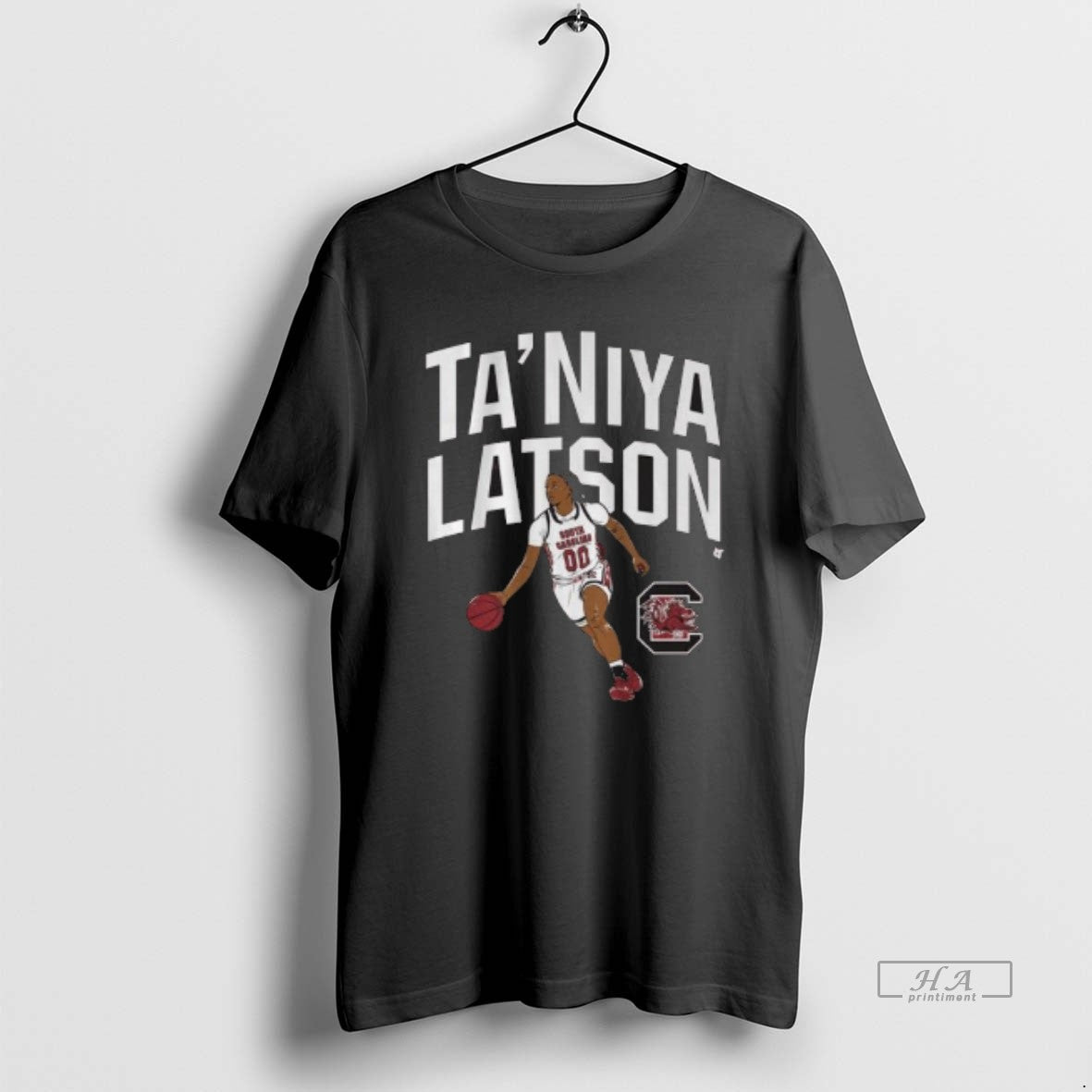 Official South Carolina Basketball Taniya Latson Name Pose T-Shirts, Hoodie, Sweatshirt | PureTeeCo.com