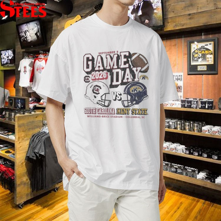 South Carolina Gamecocks Football vs Kent State Golden Flashes Gameday September 5 2026 Williams Brice Stadium Columbia SC T-shirts