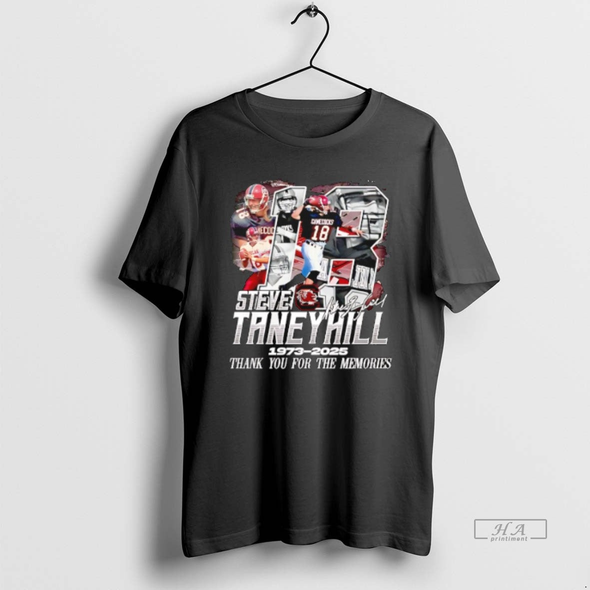 Official South Carolina Gamecocks Steve Taneyhill 1973 2025 Thank You T-Shirts, Hoodie, Sweatshirt | PureTeeCo.com