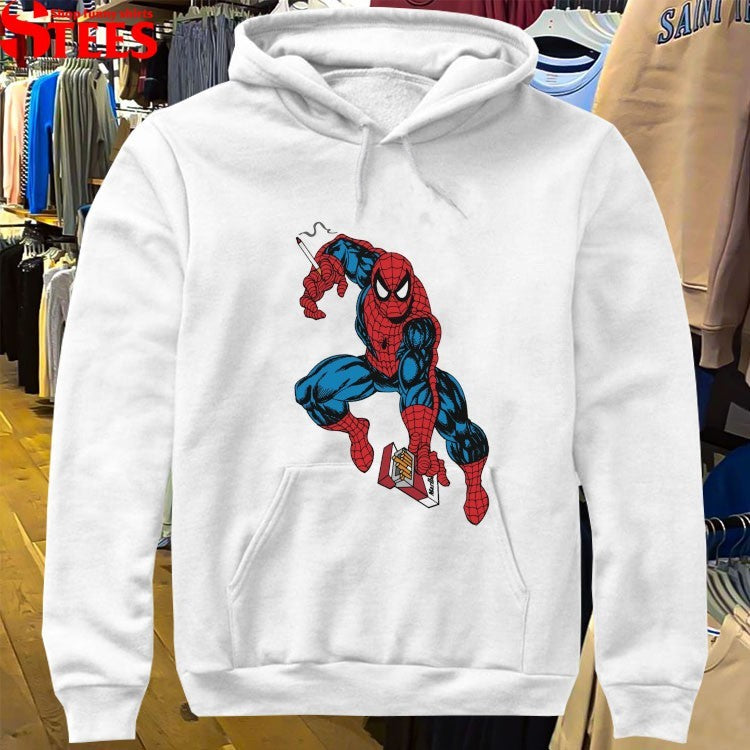 Spiderman The Amazing Smokerman Marlboro T-shirts