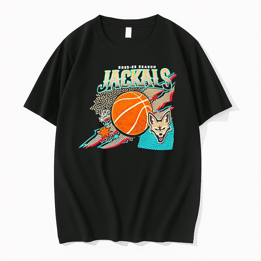 Official Spurs Jackals 2025 26 Season Basketball Nba Graphic T Shirts Jpg