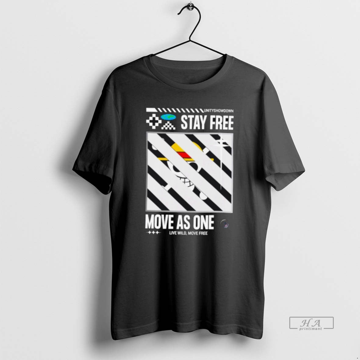 Official Stay Free Move As One T-Shirts, Hoodie, Sweatshirt | PureTeeCo.com